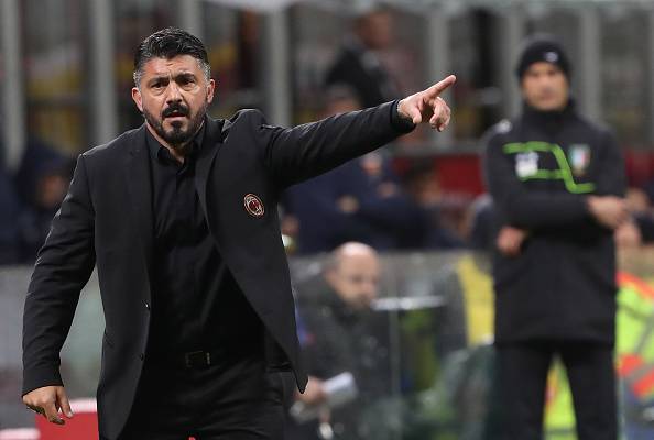 Gennaro Gattuso prima di Lazio-Milan