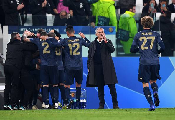 esultanza Mourinho contro Juventus