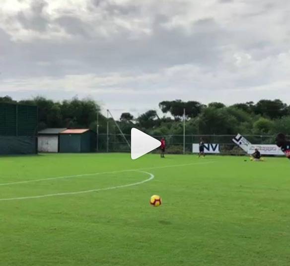 Napoli Koulibaly segna in allenamento