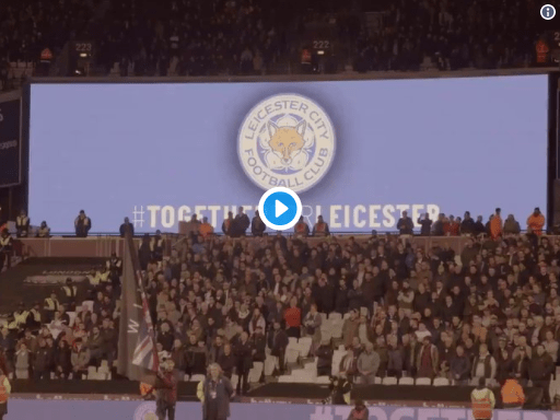 West Ham omaggio vittime Leicester