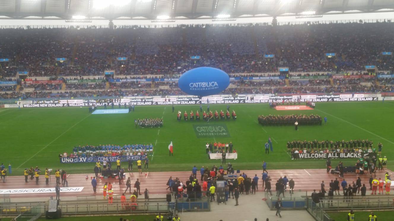 Italia Nuova Zelanda di Rugby 