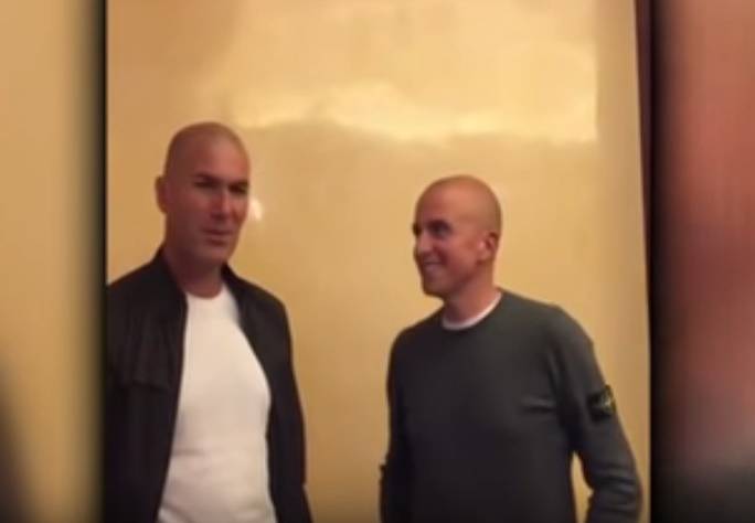 Zinedine Zidane parla ai tifosi della Juventus