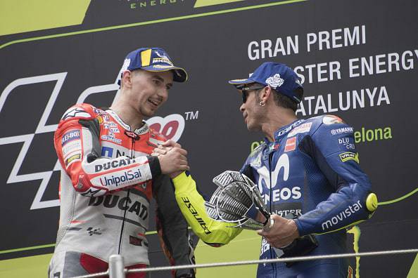 Jorge lorenzo valentino rossi motogp