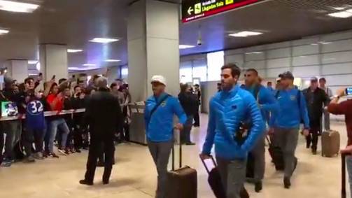 Boca Juniors arrivo a Madrid