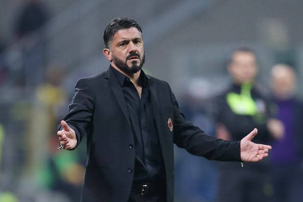 Gattuso parla dopo Frosinone-Milan