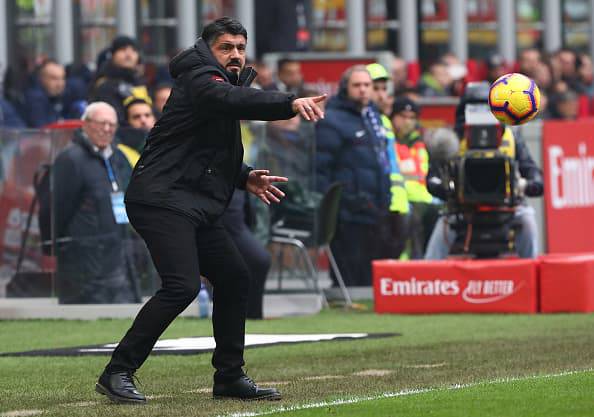 Gattuso in conferenza stampa