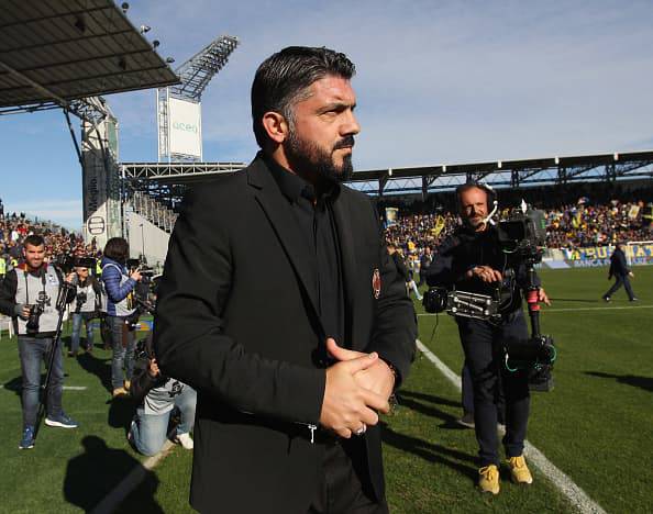 Gattuso parla dopo Frosinone-Milan