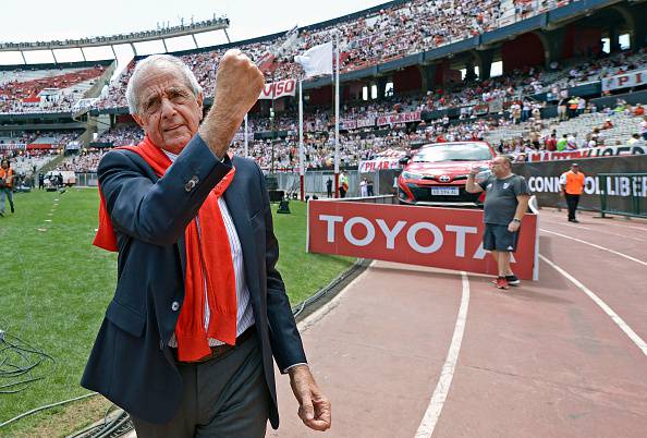 Il presidente del River Plate, D'Onofrio