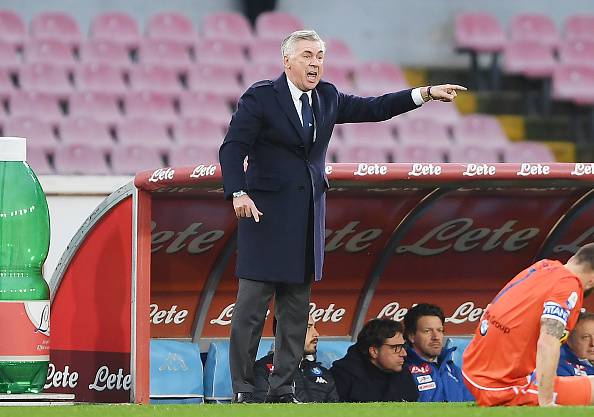 Carlo Ancelotti soddisfatto dopo il successo sulla Spal