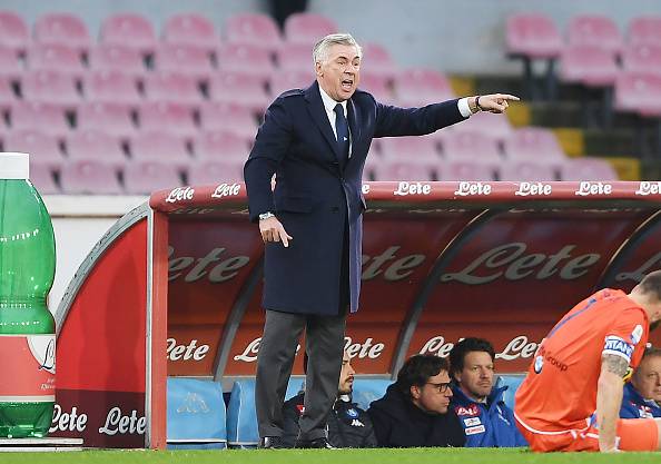 Carlo Ancelotti soddisfatto dopo il successo sulla Spal 