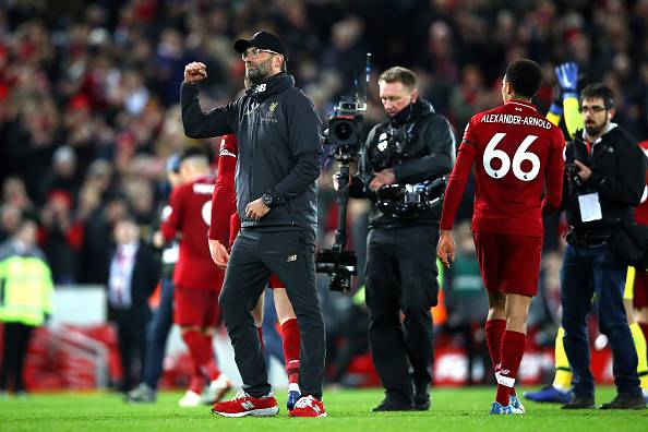 Liverpool di Klopp da record