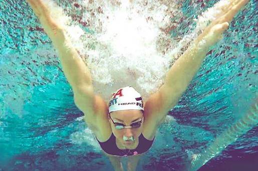 Ilaria Bianchi durante i Mondiali di Nuoto in Cina