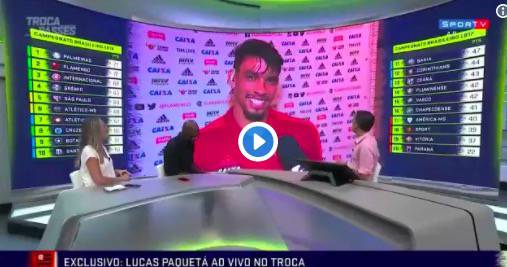 Lucas Paquetà parla italiano in tv
