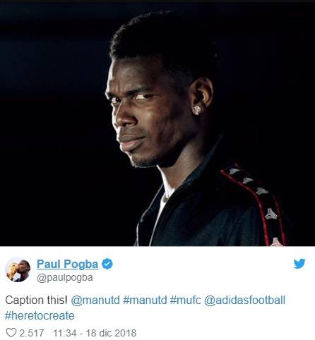 Pogba su Twitter dopo esonero Mourinho