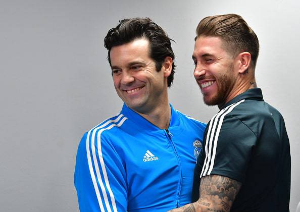 Solari e Ramos in conferenza stampa