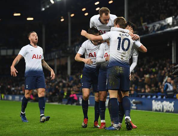 Il Tottenham batte l'Everton 6-2