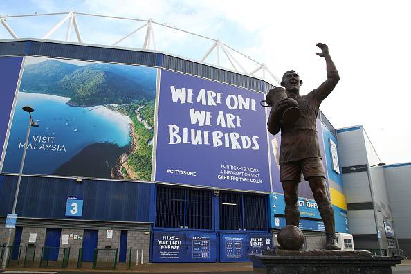 Blue birds of Cardiff