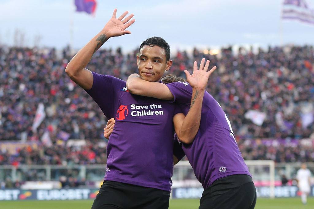 Muriel, attaccante della Fiorentina