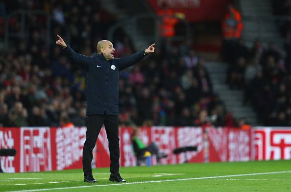 Guardiola in conferenza stampa