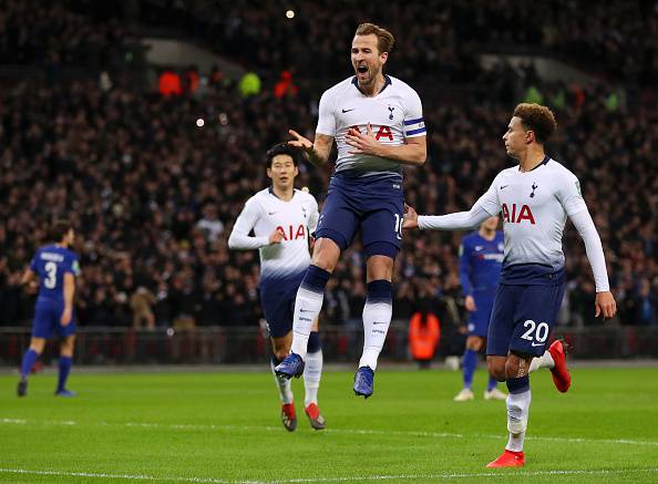 Harry Kane sblocca il derby londinese dal dischetto