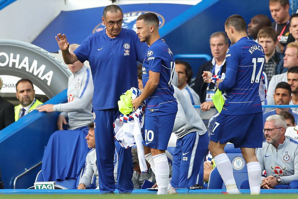 Sarri Chelsea scarica Hazard