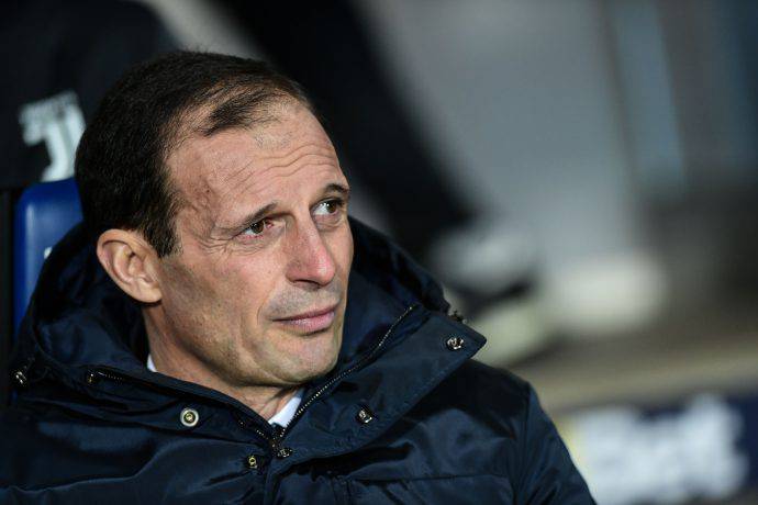 Max Allegri nel post gara con i sardi