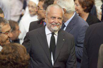 Il presidente del Napoli Aurelio De Laurentiis