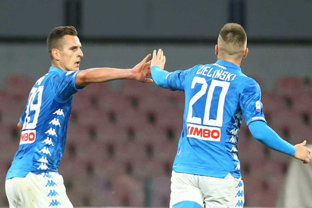 Milik Zielinski Piatek Napoli Milan 