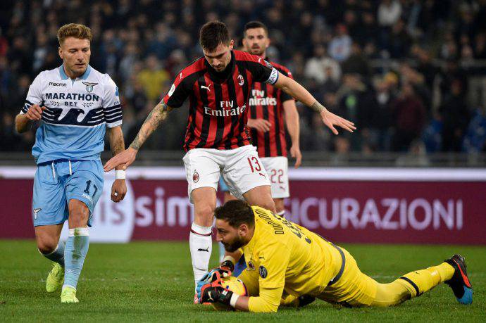 Il Milan blocca la Lazio sullo 0-0
