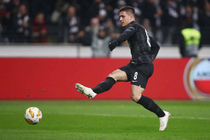 Luka Jovic stella dell'Eintracht Francoforte 