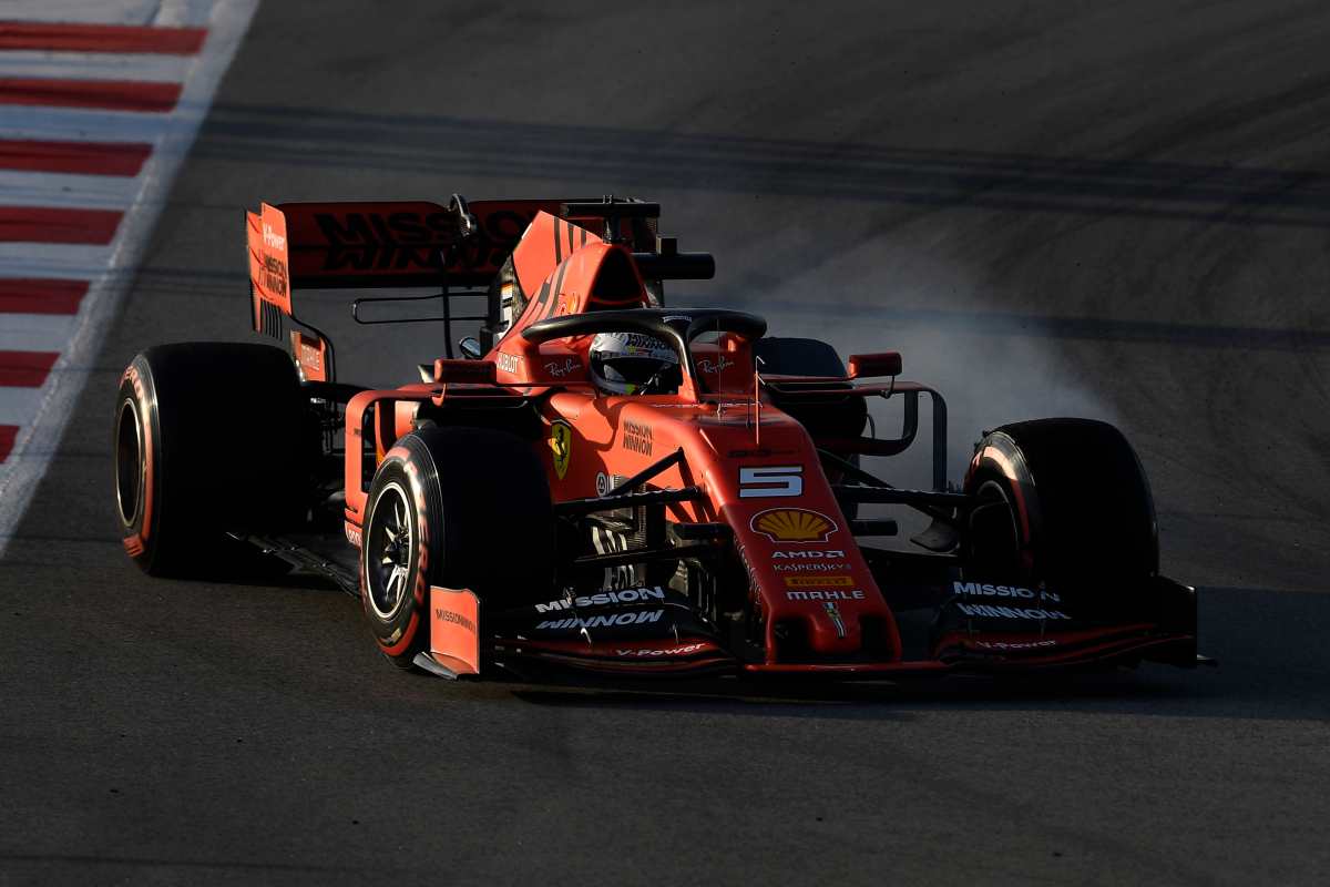 Sebastian Vettel Formula 1 2019 test Barcellona Ferrari