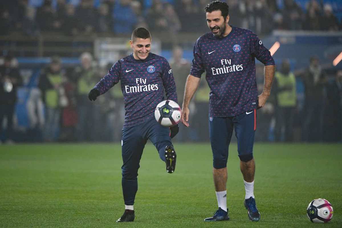 verratti buffon calciomercato psg