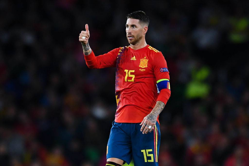 Sergio Ramos record man di vittorie con la Nazionale spagnola 