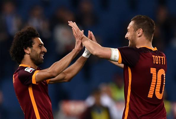 Totti e Salah Roma