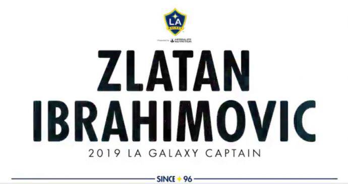Ibrahimovic nuovo capitano dei LA Galaxy 