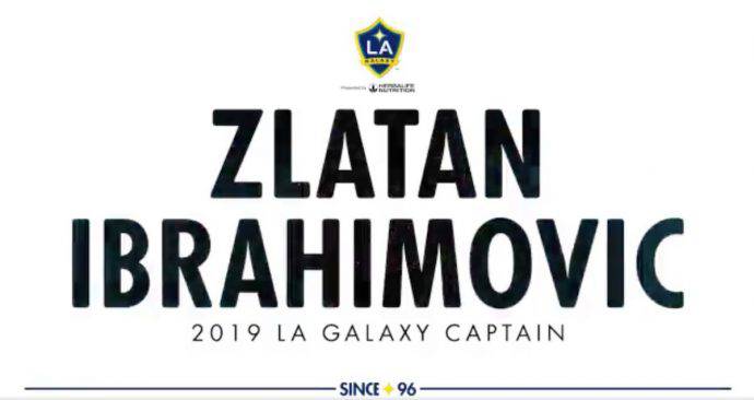 Ibrahimovic nuovo capitano dei LA Galaxy