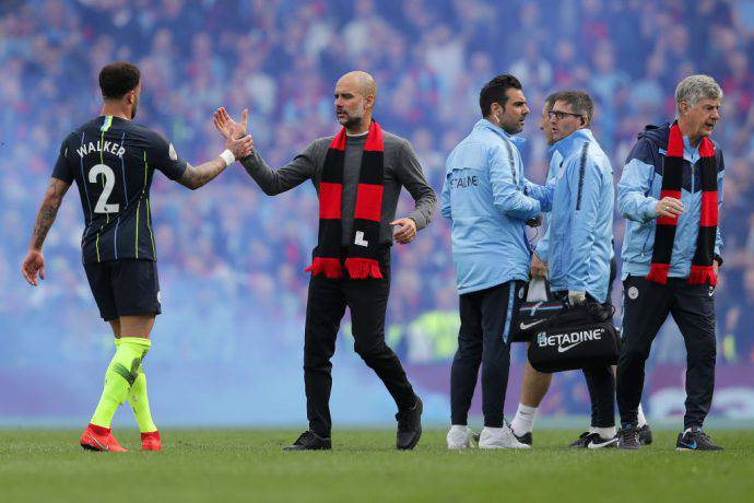 Il Man City festeggia a Londra