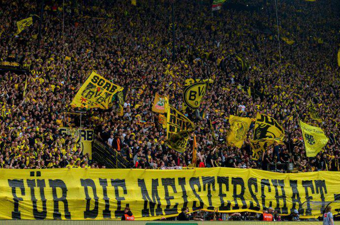 Il muro giallonero del Borussia Dortmund