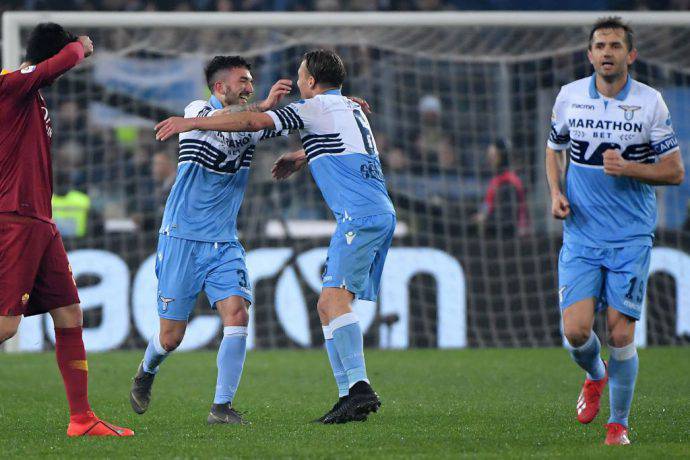 Il romano Cataldi ha segnato il 3-0 nel derby sotto la curva nord