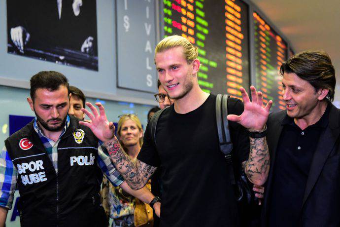 Karius sorridente appena sbarcato ad Istanbul