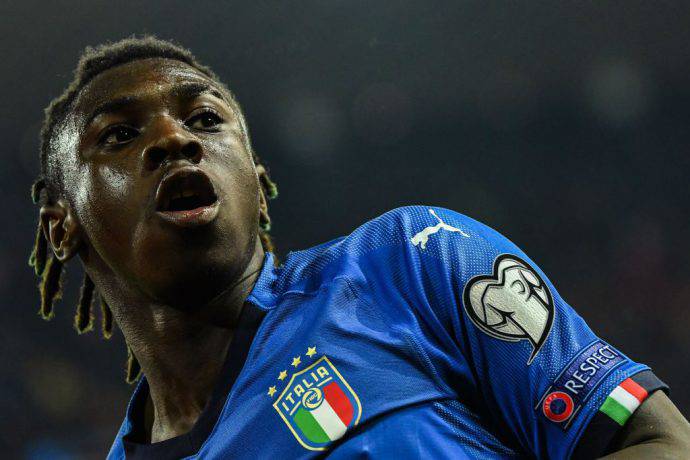 Kean festeggia il suo primo centro in azzurro