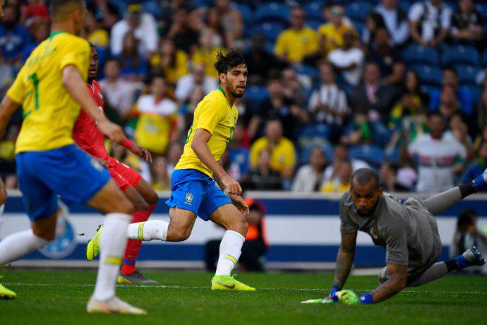 Lucas Paquetà ha trovato il primo centro con i verdeoro