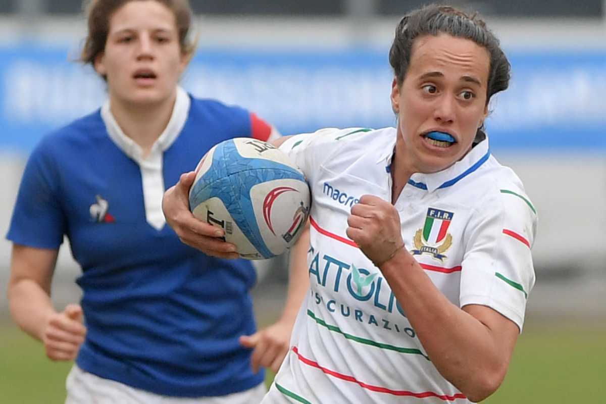 Manuela Furlan capitana dell'Italrugby femminile