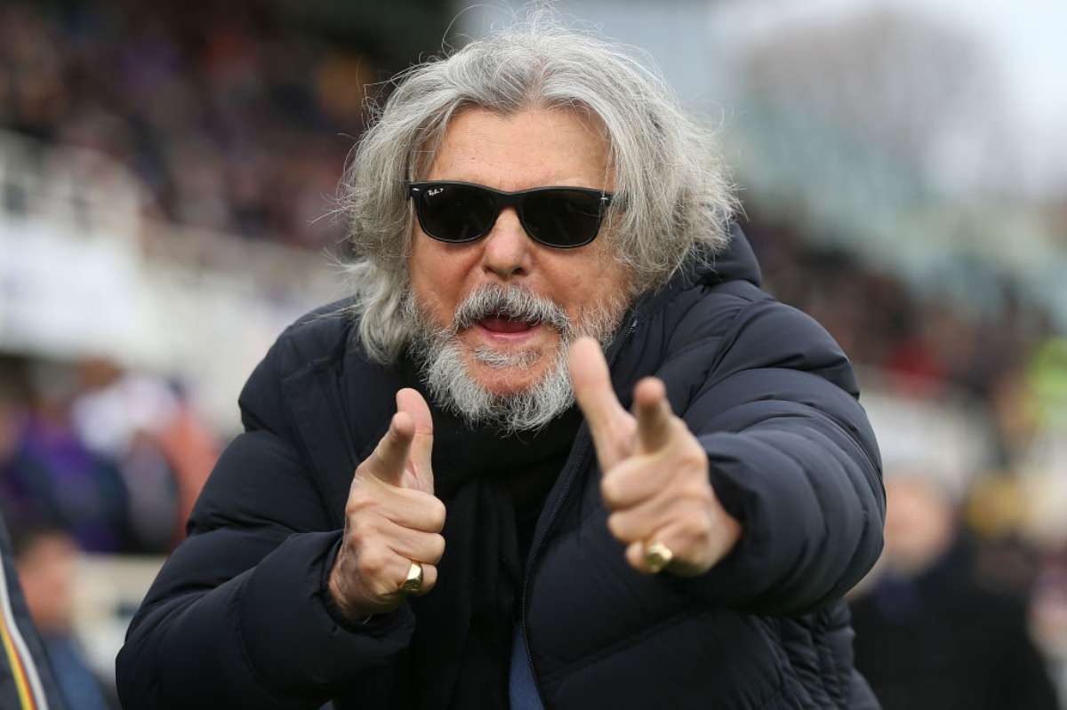 Massimo Ferrero presidente Sampdoria nega la vendita 