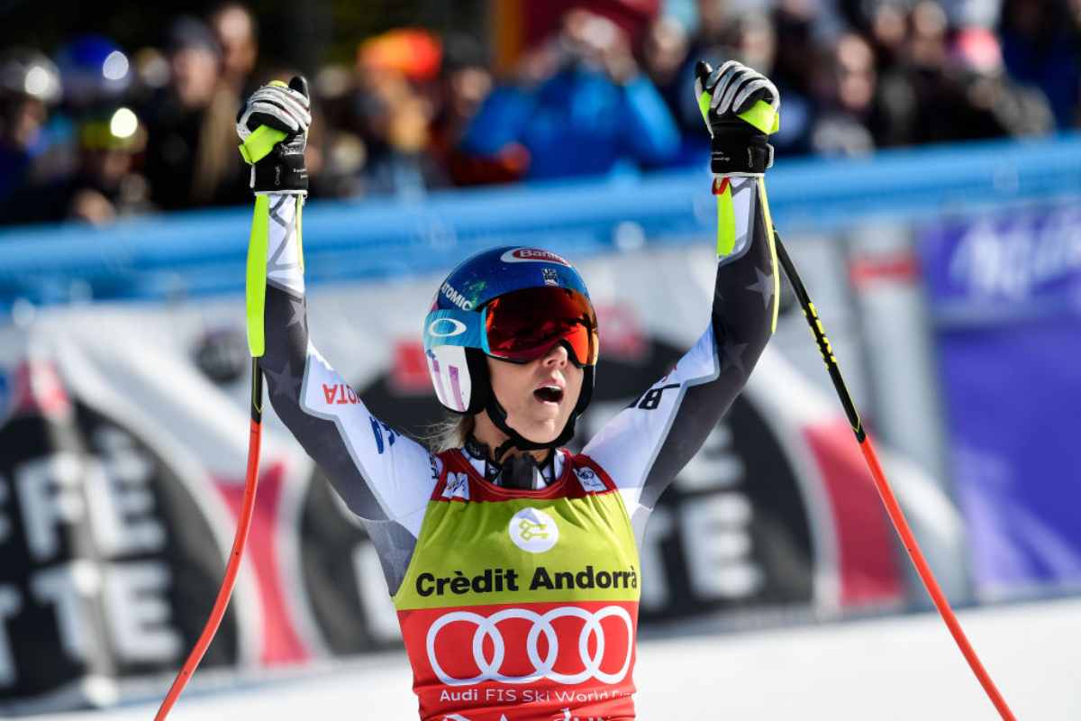 Mikaela Shiffrin Cdm vince la Coppa di specialità in SuperG 