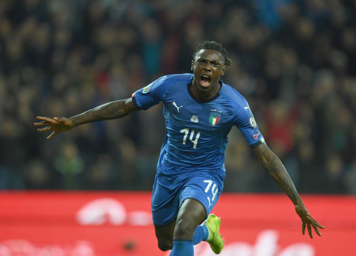 Moise Kean Italia esordio con gol 