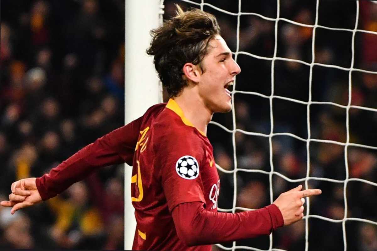 Nicolò Zaniolo Roma corsa Champions 