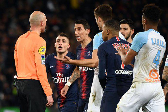 Le solite risse di PSG-OM 