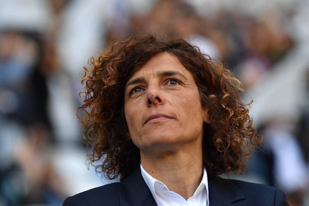 Rita Guarino allenatore della Juventus femminile Campione d'Italia
