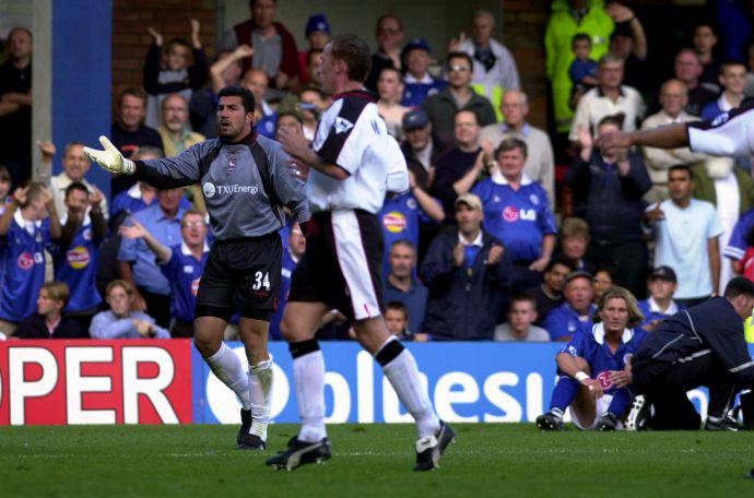 Sereni con la maglia dell'Ipswich Town